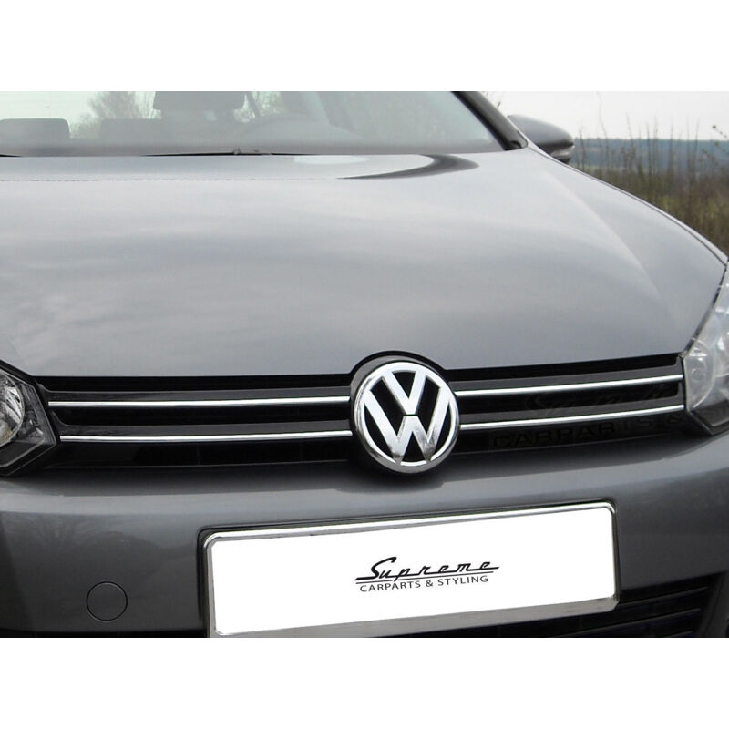 VW GOLF VI Mk6 - CHROMGRILL Kühlergrillverkleidung Tuning