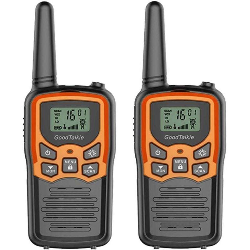 XVX - Walkie-Talkies, Walkie-Talkies mit großer Reichweite für Erwachsene mit 22 FRS-Kanälen, Familien-Walkie-Talkie mit LED-Taschenlampe,