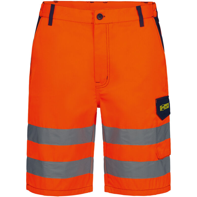 Gr .42 WALSRODE WARNSCHUTZ-SHORTS orange WALSRODE HIGH VISIBILITY SHORTS