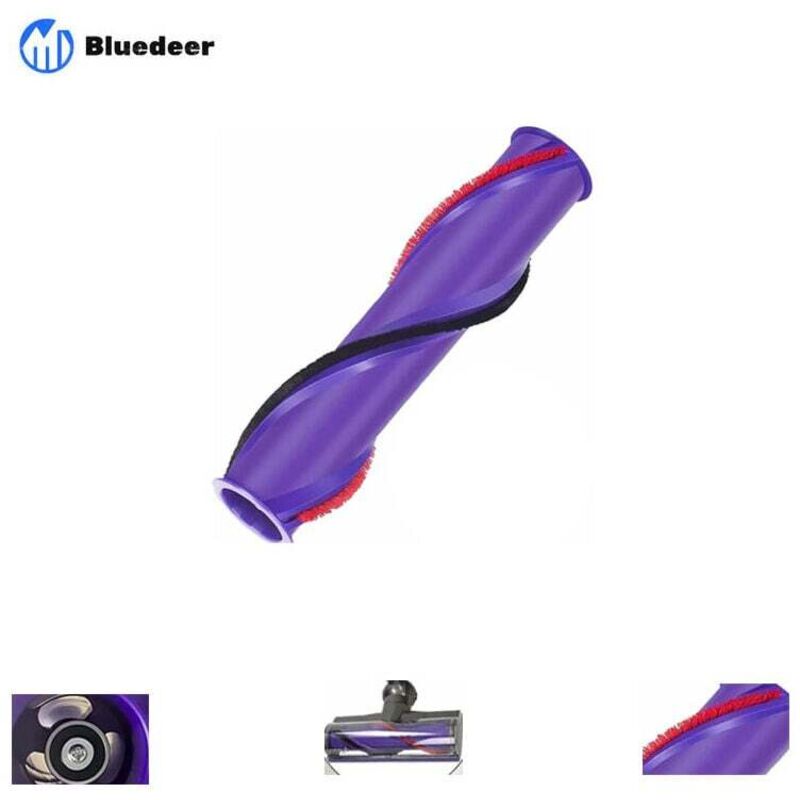 Walzenbürste für Dyson V10, Reinigungsbürste mit Schraube für Dyson V10 (3-Pin-Antrieb, 50 mm Durchmesser), Bürstenwalze für V10-Dreieckmotorkopf