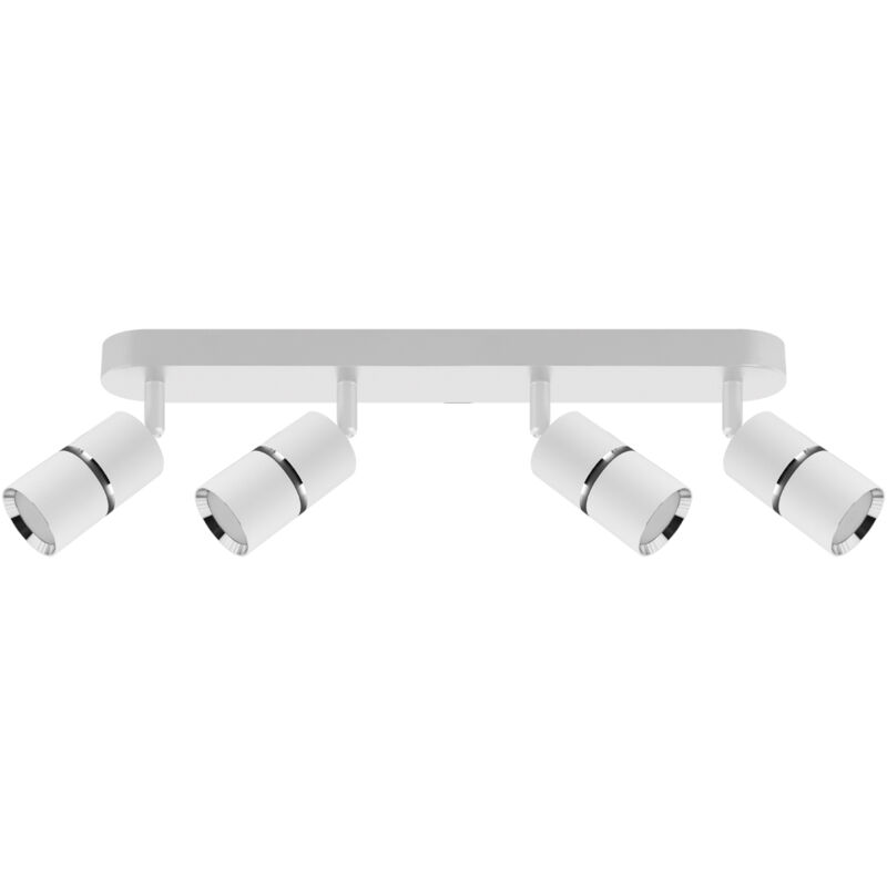 Wand- und Deckenstrahler DIOR SPT GU10 4L weiß/chrom