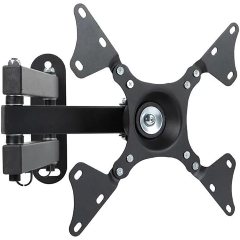 Wandhalterung für Fernseher Wandhalterung für Bildschirm, dreh- und neigbar, universell für Monitore und Flach-/Curved-Fernseher von 14-32 Zoll bis