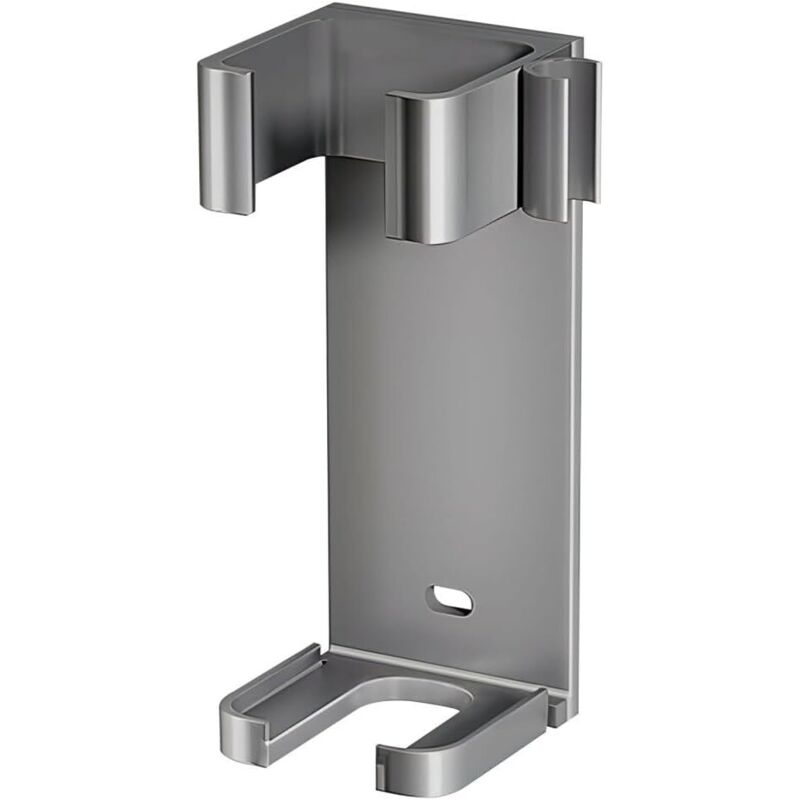 Wandhalterung für Haartrockner, selbstklebende Edelstahlhalterung für Haarglätter, Badezimmer-Organizer