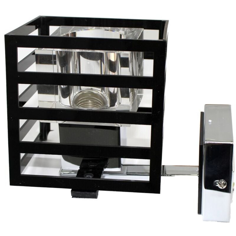 Wandleuchte cubo paula schwarz cr 43-551-11-180