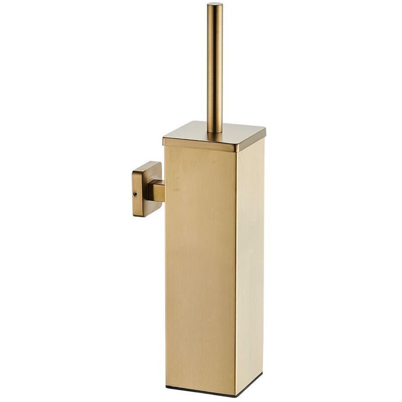 Toilettenbürstenhalter aus Edelstahl 304, Wandmontage, Gold (Gold)