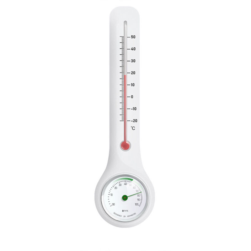 Wandmontiertes Thermometer und Hygrometer für Apotheke, Haushalt, Werkstatt, Lager, Viehzucht, Stall