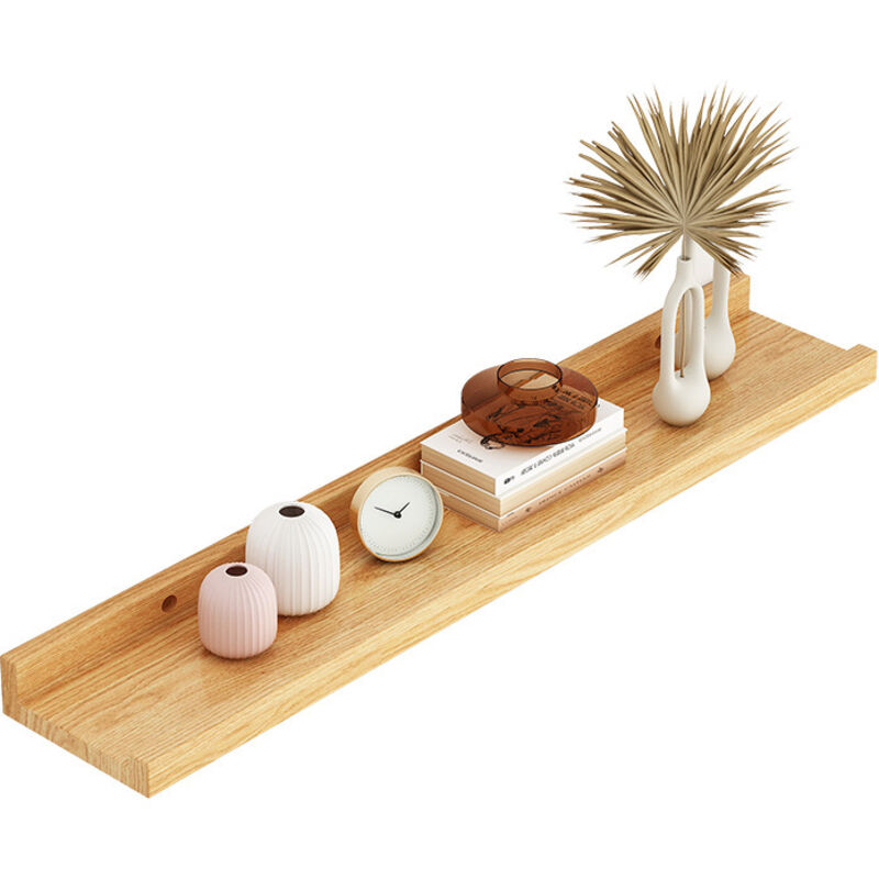 Wandregal, Wandregal aus Holz - Hängemodell - 60 cm lang, geeignet für Badezimmer, Küchen, Wohnzimmer und Kinderzimmer.