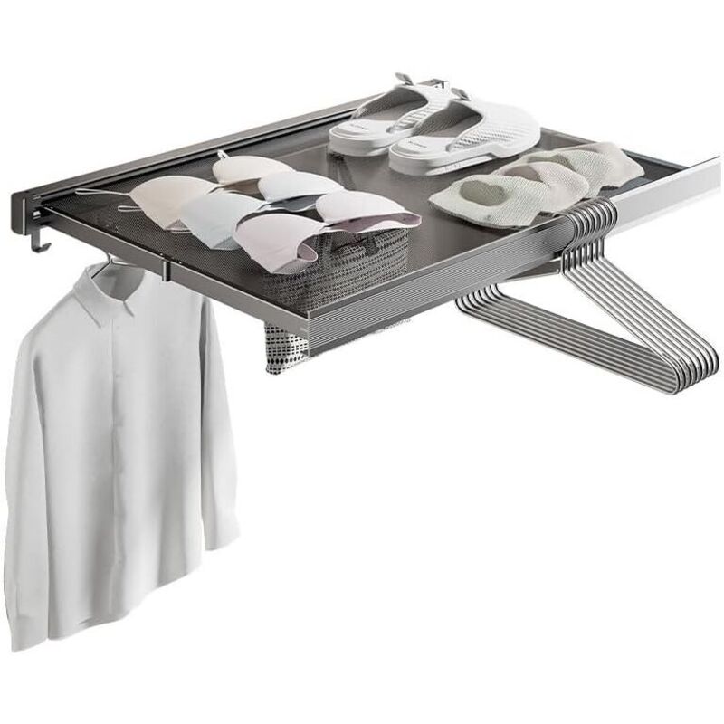 Wandtrockner, faltbarer Trockner, faltbarer Trockner, Hochleistungstrockner für den Innen- und Außenbereich. Platz sparen und Effizienz steigern