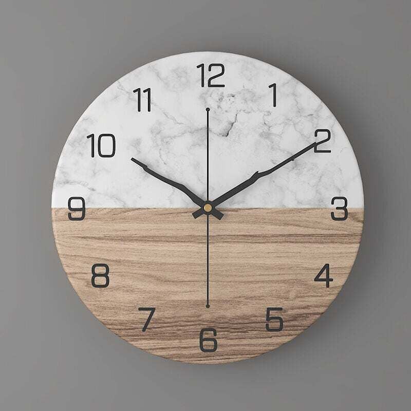 Wanduhr aus Metall, 30 cm/12 Zoll, nicht tickende Wanduhr, moderne Wanduhr, Vintage-Wanduhr, Wohnzimmer, Schlafzimmer, Küche, Kinderzimmer, Büro,