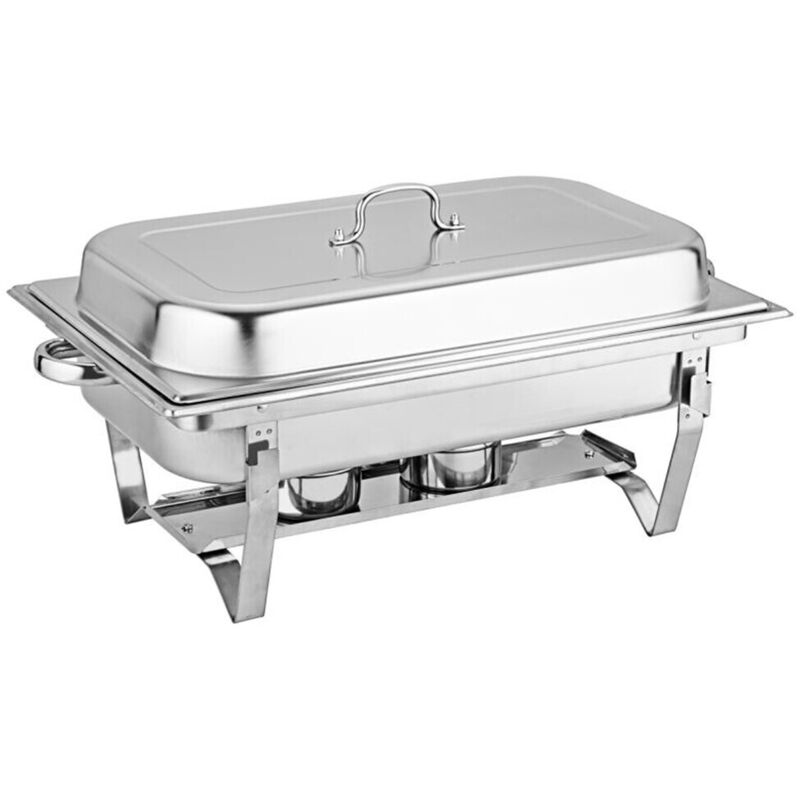 Warmhaltebehälter Gestell Behälter Edelstahl Speisewärmer Wärmebehälter Chafing Dishes 3 Grid 3L