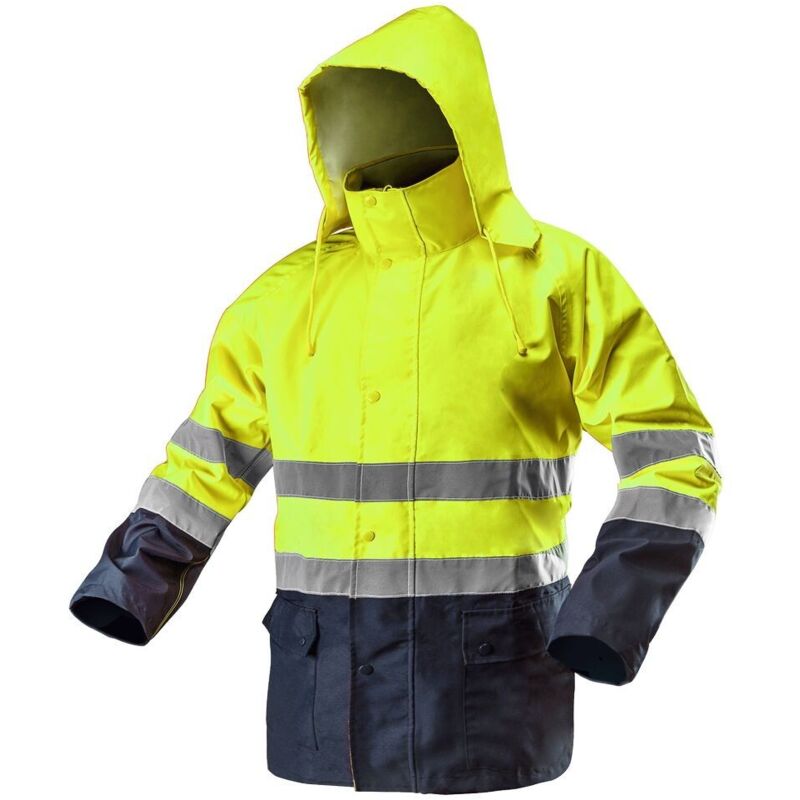 Warnschutz Regenjacke EN ISO 20471 neongelb XXL