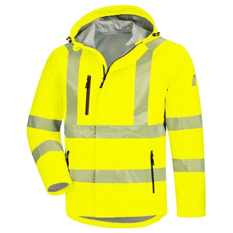 Warnschutz Regenjacke motion tex viz plus 7177 Nitras neongelb Gr.M