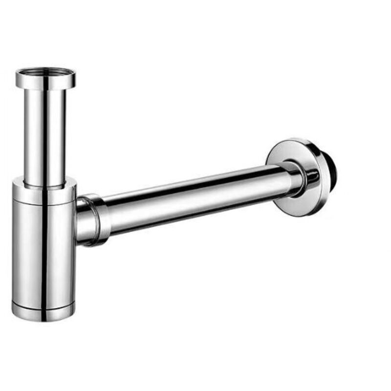 Waschbecken-Siphon aus Edelstahl, Siphon für Waschbecken und Waschbecken, höhenverstellbares Siphon-Set