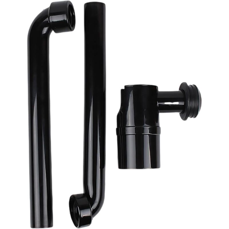 Waschbeckenablauf verstellbar Waschbecken Siphon Abflussrohr 1/4 Zoll Platzsparend Waschbecken Abfluss Einstellbar Waschbecken Siphon