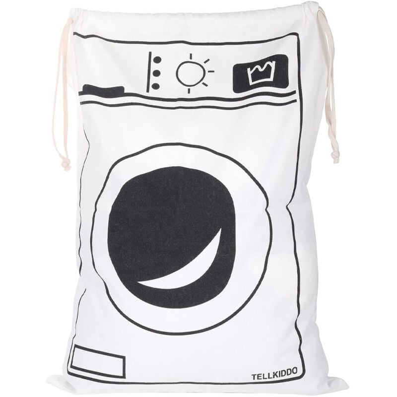 Linghhang - Wäschekorb für schmutzige oder saubere Wäsche, zusammenklappbar, ultra-kapazitiv, atmungsaktiv, zur Aufbewahrung von Kleidung und