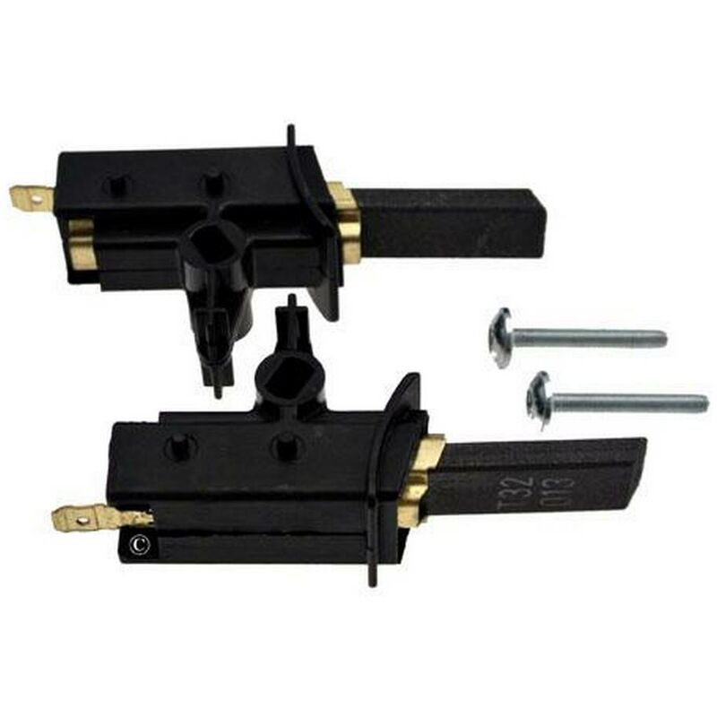 Fagor Brandt Vedette Sauter De-dietrich - Ersatzteil - 2er Set Motorkohlen - - philips, elektra-bregenz, asea skandia, ocean, haier, domeos, bru,