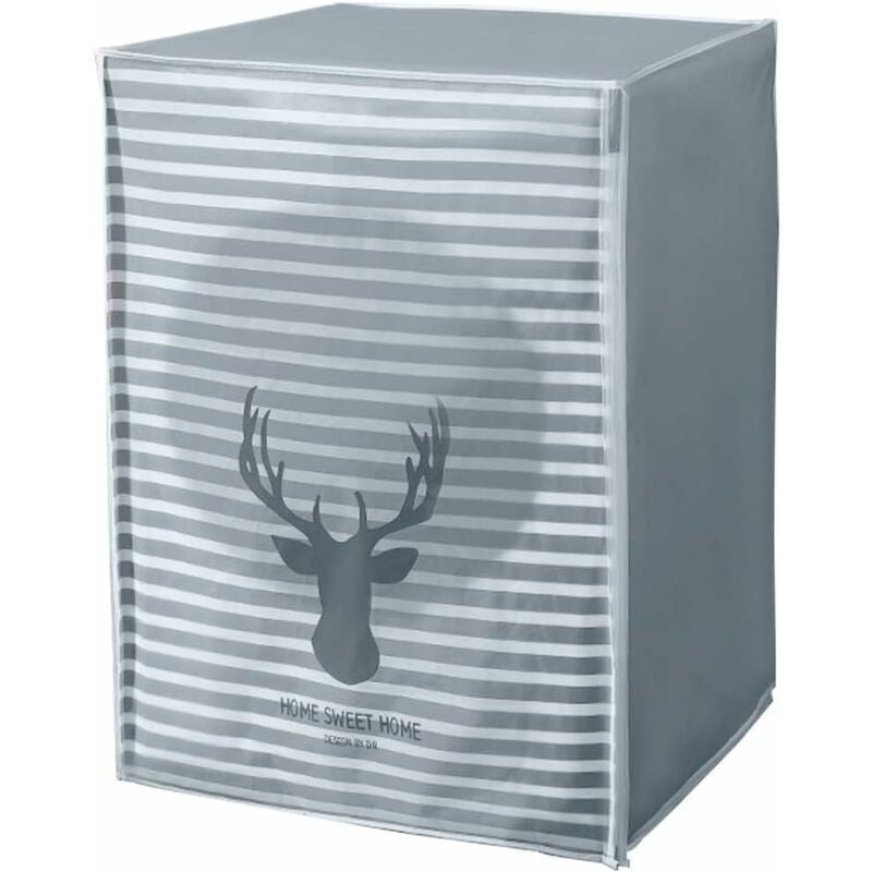 Linghhang - Staubschutzhülle für Waschmaschine, Cartoon-Muster, wasserdicht, Sonnenschutz, geeignet für Pulsator-Waschmaschine