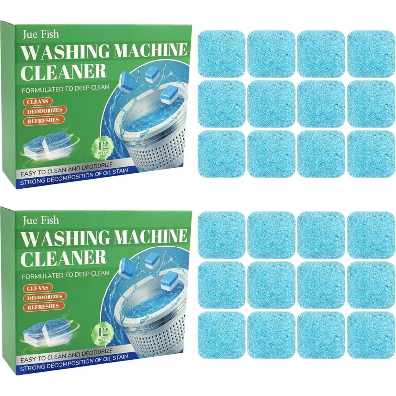 Waschmaschinen-Reinigungstabletten – Extrem starke Wirkung gegen Gerüche und Kalkablagerungen, Tiefenreinigungsformel für Waschmaschinen, geeignet