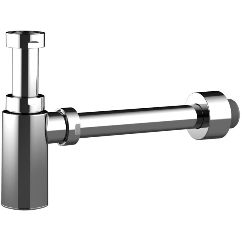 Waschtisch-Halbsiphon, Dekor, Chrom glänzend, G 1 1/4'x32