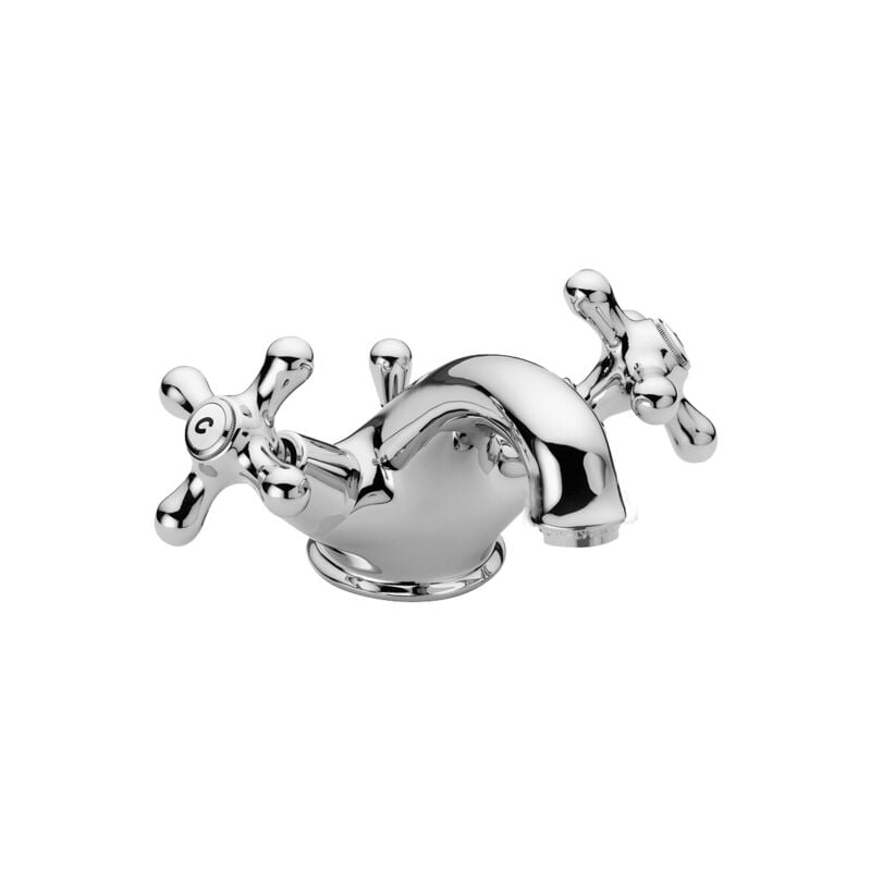 Paffoni - Waschtisch-Einlocharmatur Retrò Gold Finish Serie Iris IRV065GF Messing - Gold Finish