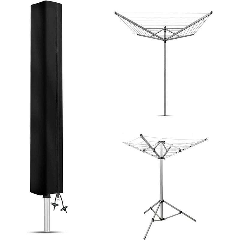 Wasserdichte Regenschirm-Trockner-Abdeckung, Wäschetrockner-Abdeckung mit Reißverschluss, 210D Oxford winddichte Regenschirm-Trockner-Abdeckung (160