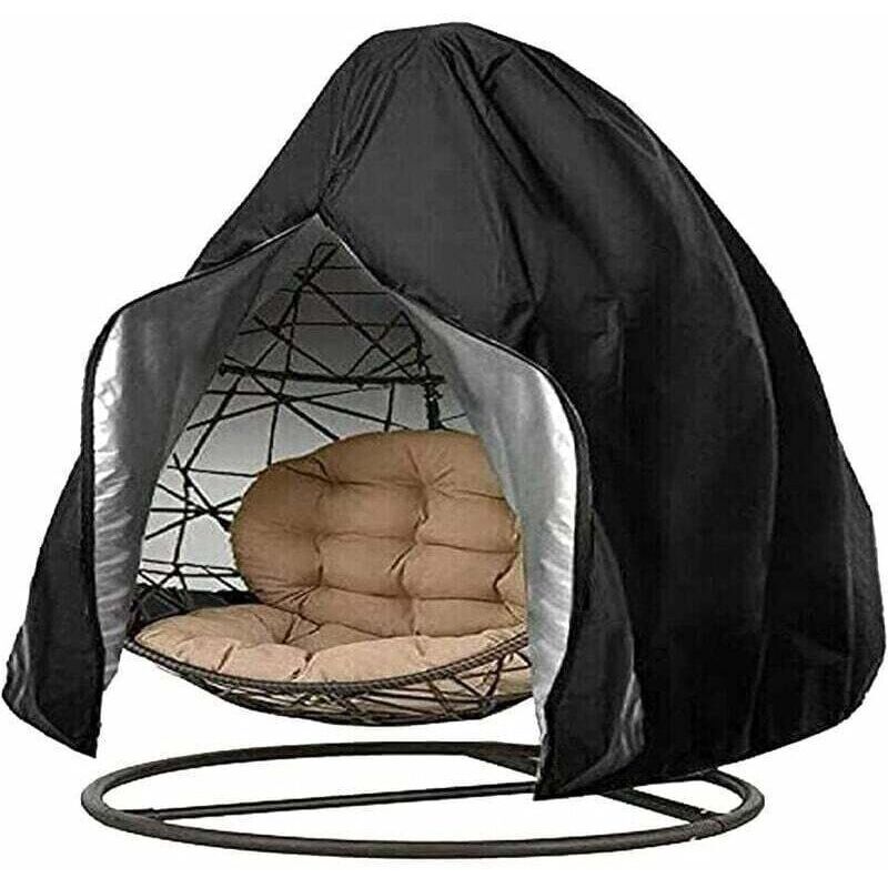 Wasserdichte Schutzhülle für eiförmige Hängesessel, Schutzhülle für Hängesessel aus Rattan, Hängesessel-Schutzhülle, Superman-Windschutzhülle