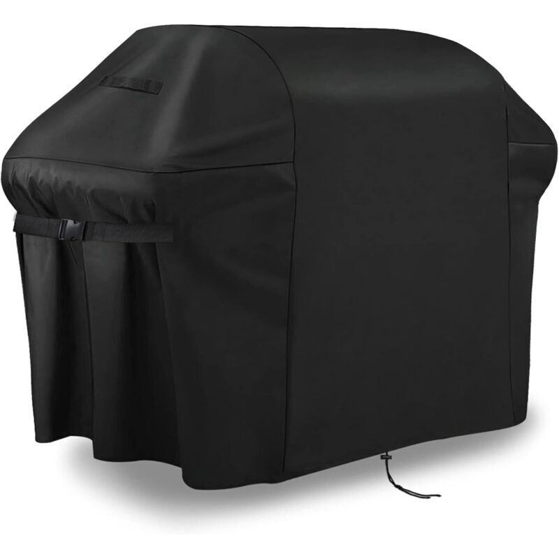 Wasserdichte Schutzhülle für Gasgrill, verstellbare beidseitige Befestigung mit Schnalle, geeignet für Weber Grill, Abmessungen 152 cm/60 Zoll.
