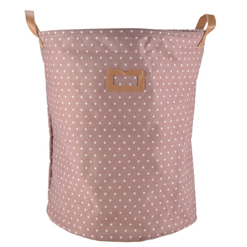 Wasserdichte Wäsche Korb Geschenk Tasche Kleidung Ablage Hause Eimer Kinder Spielzeug Lagerung Rosa