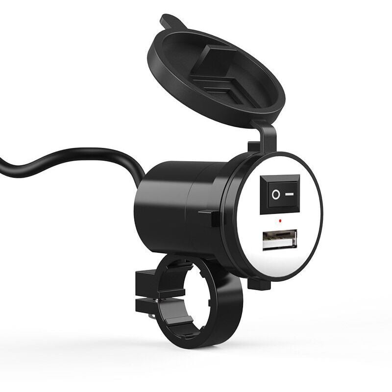 Wasserdichtes Motorrad-USB-Ladegerät 12 v, universelle Motorrad-Lenkerhalterung, wasserdichtes USB-Motorrad-Ladegerät, schnelles Motorrad-Laden 5
