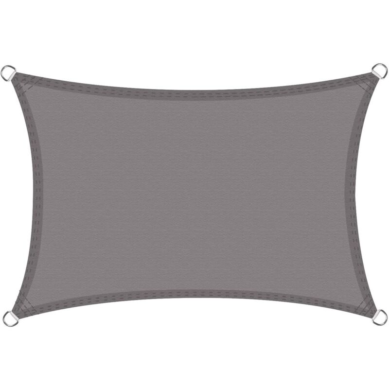 Wasserdichtes rechteckiges Sonnensegel 2 x 3 m, wasserabweisendes PES-Schattentuch, rechteckiges Sonnensegel 3 x 2 m, beständiger 98 %