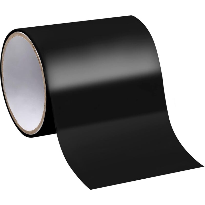 Aougo - Wasserdichtes Reparaturband, 10 cm x 1,5 m, auslaufsicheres Reparaturband für Rohre, Pools, Eimer, nicht dehnbar (schwarz)