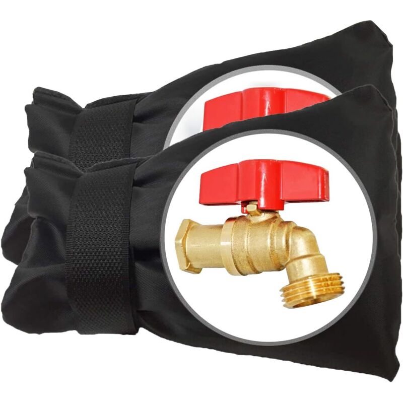 Wasserhahn-Abdeckungen für Frostschutz im Winter, verbesserte dicke, Garten-Wasserhahn-Socken für den Winter, wasserdichte, wiederverwendbare