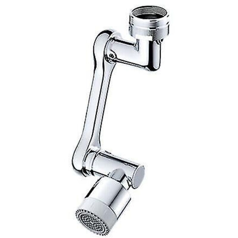 Dontodent - 1440 Grad Drehbarer Multifunktionaler Verlängerungshahn, Wasserhahn Aufsatz mit 2-Fach Einstellbarer Perlator für Küche Bad, 1080°