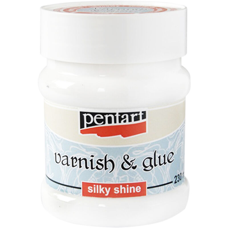 Wasserkleber mit Lack 2in1 Decoupage SATIN-Lack Pentart-Servietten 230 ml