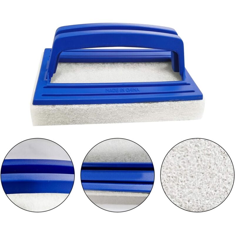 Wasserlinien-Schwammbürste, Pool-Reinigungsbürste, Kunststoff-Poolbürste, Pool-Boden- und Wandbürste, Pool-Wasserlinienbürste zum Reinigen von