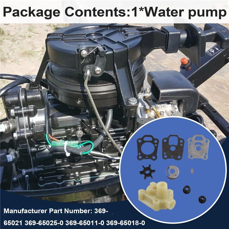 Wasserpumpensatz für 4 PS 5 PS HANGKAI Parsun 5 PS 6 PS Bootsmotor 2T 369-65011-0 Mercury 4 PS 5 PS 396-65021 369-65016