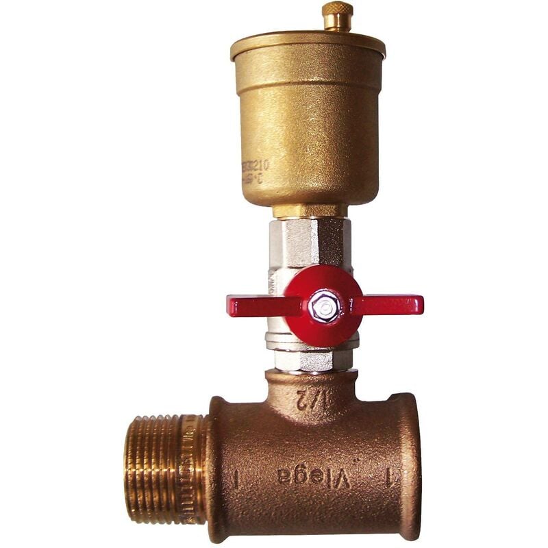 Watts Solarentlüfter mit T-Stück für Solaranlagen Solarthermie