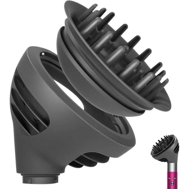 Wave+Curl Diffuser für Dyson Airwrap HS01/HS05/HS08 Zubehör – Stylingdüse für Dyson Airwrap Diffuser – Locken & Volumen Zubehör