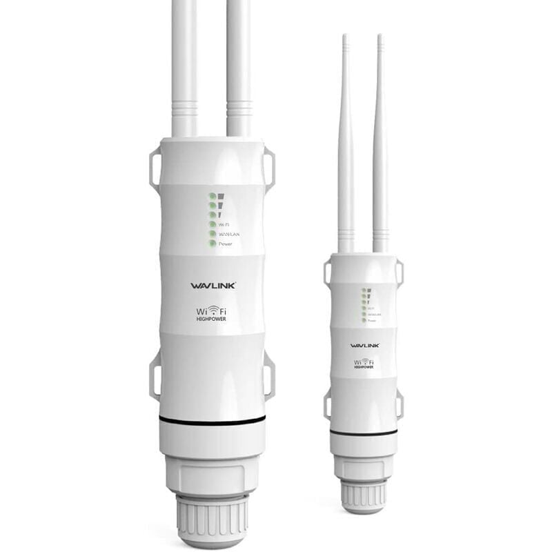 Wavlink AC600 WLAN-Verstärker/Leistungsstarker WLAN-Repeater für den Außenbereich, unterstützt PoE/Dualband 2.4+5G/2 WLAN-Antennen mit großer