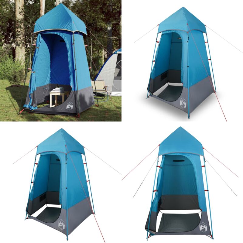 Vidaxl - WC-Zelt Blau Wasserdicht - Campingzelt - Toilettenzelt - Duschzelt - Umkleidekabine - Wasserspruebausstattung - Home & Living