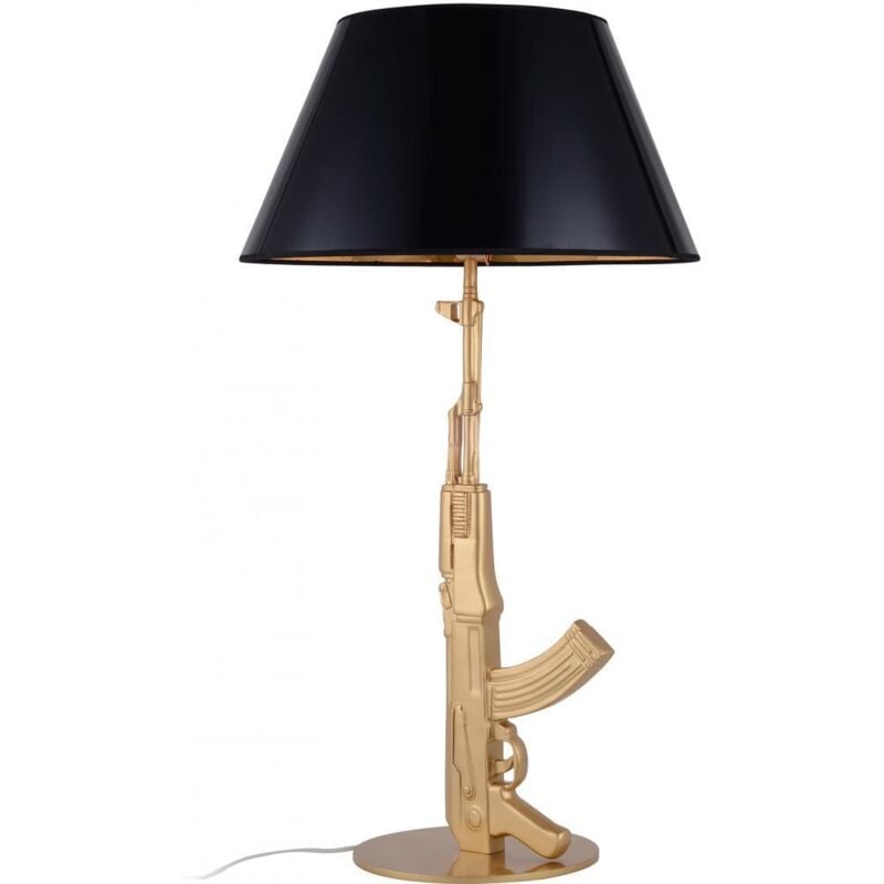 Tischlampe - Waffen-Design-Lampe - Groß - Beretta Gold