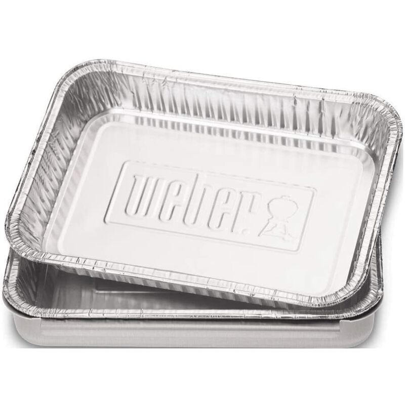 Alu-Tropfschalen s, 10 Stück, für q, Spirit, Genesis und Genesis ii (2 und 3 Brenner) - Weber