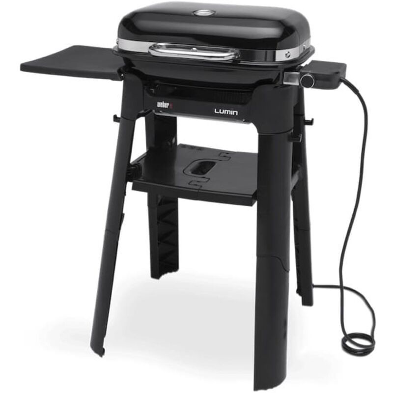 Lumin Compact Elektrogrill mit Stand schwarz - Weber