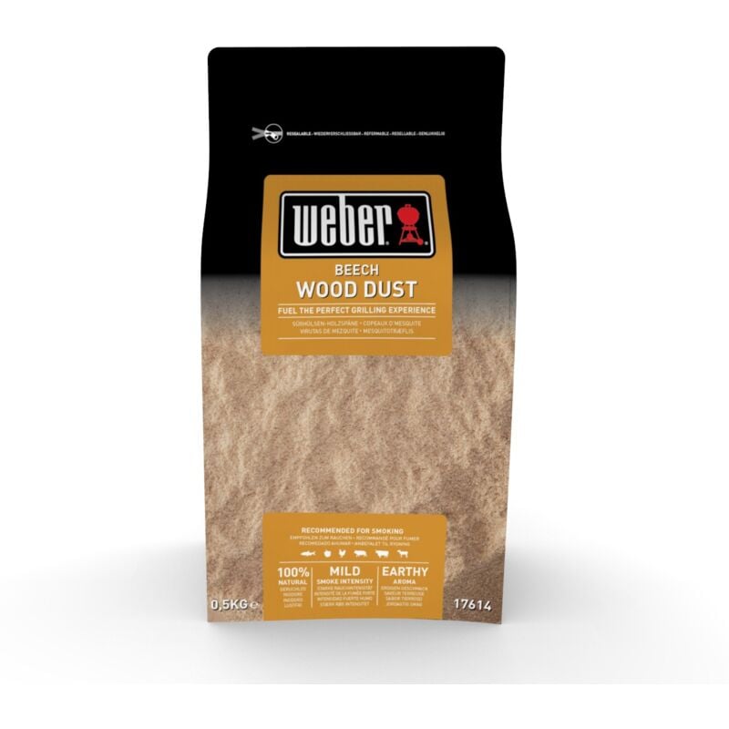 Räuchermehl Buche für Kalträucherschnecke 500g - Weber