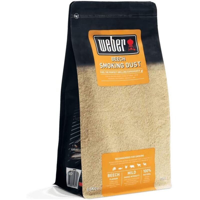 Räuchermehl Buche für Kalträucherschnecke 500g - Weber