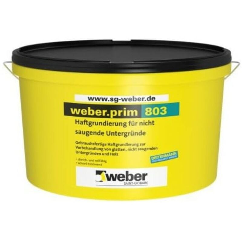 Weber Saint Gobain - weber.prim 803 Haftgrundierung für nicht saugende Untergründe, 5 Kg
