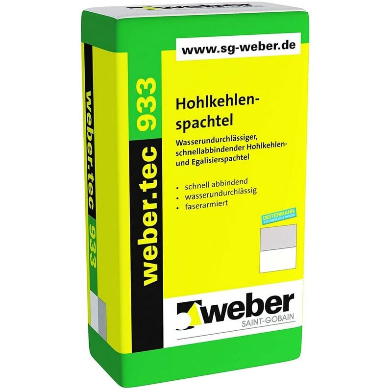 Weber Saint Gobain - weber.tec 933 Hohlkehlenspachtel 25KG