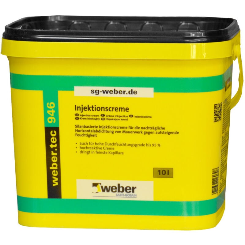 Weber Saint Gobain - weber.tec 946 Injektionscreme 10 l