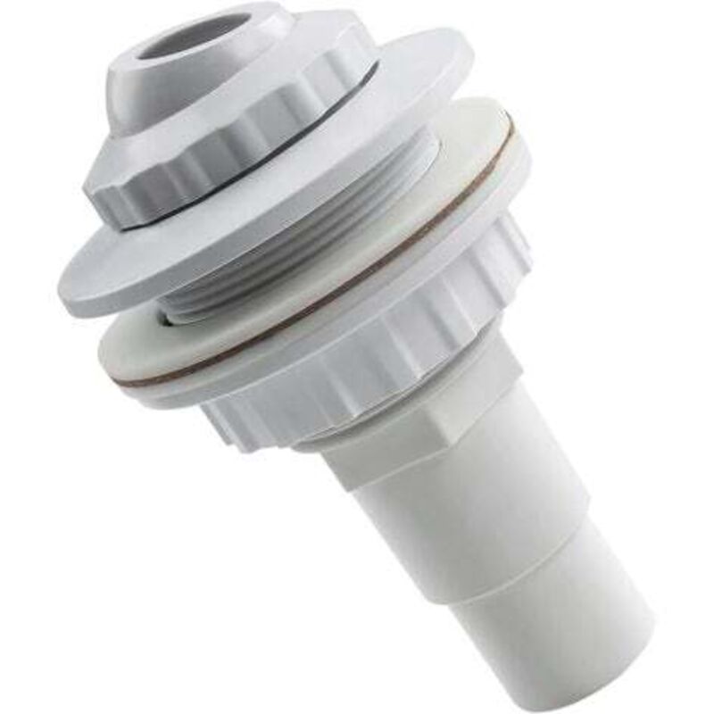 (Weiß) Pool-Einlaufdüse, Stahlwand-Pool-Einlaufdüse, Schwenkkopf-Rücklaufdüse, Pool-Sprinkler, 32 mm/38 mm Schlauchanschluss, Pool-Zubehör