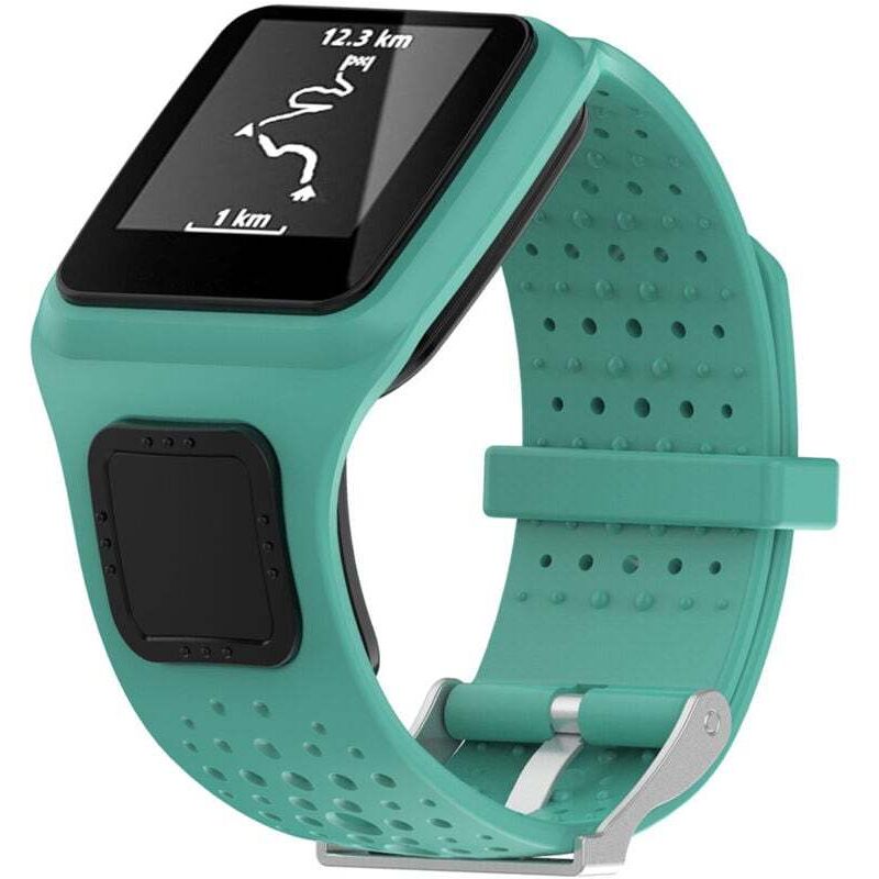 Weiches Silikon-Armband für Aerobic-Uhren der TomTom Multi-Sport/Runner (grün)